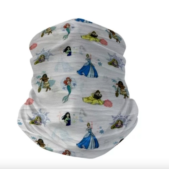 NEW Girls Disney Princess All-Over Print Lightweight Neck Gaiter Wrap - Picture 7 of 10